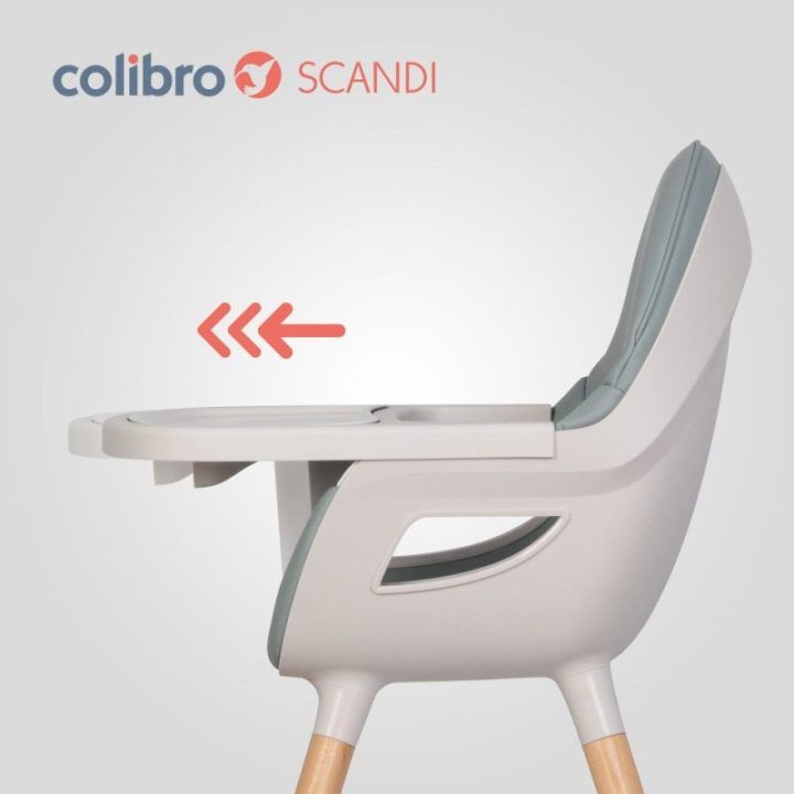 Maitinimo kėdutė 3 viename Colibro Scandi, Agava