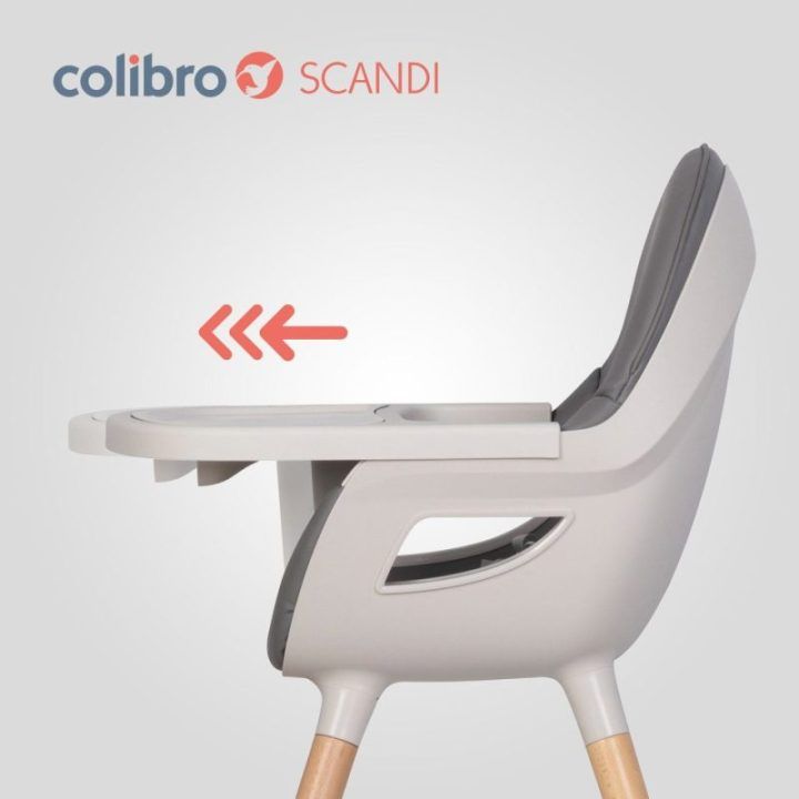 Vaikiška maitinimo kėdutė Colibro Scandi Onyx