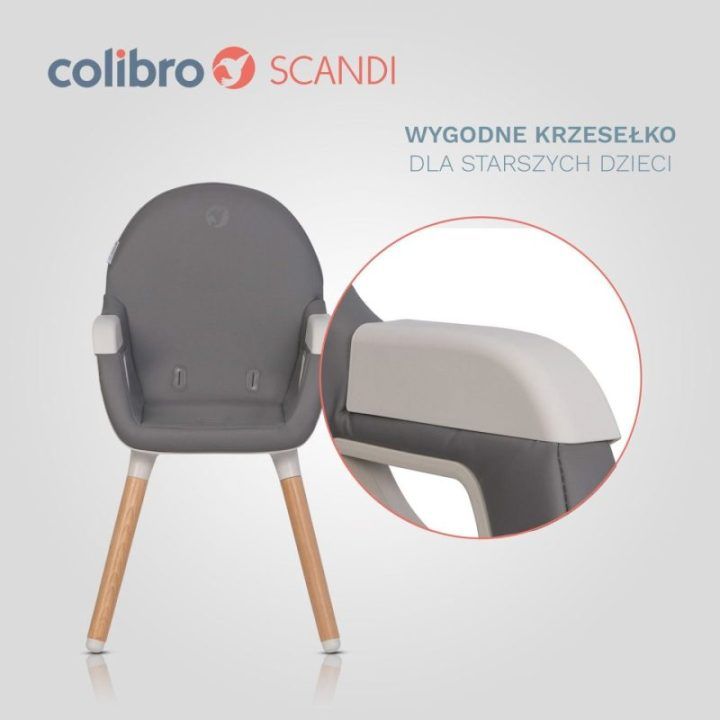 Vaikiška maitinimo kėdutė Colibro Scandi Onyx