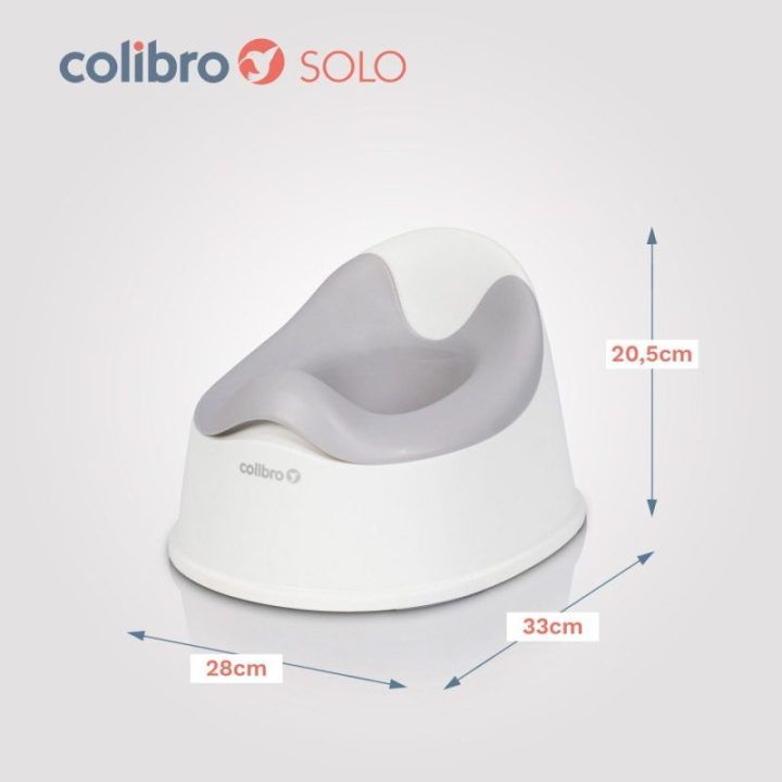 Vaikiškas naktipuodis Colibro Solo, 6–36 mėn., pilkas