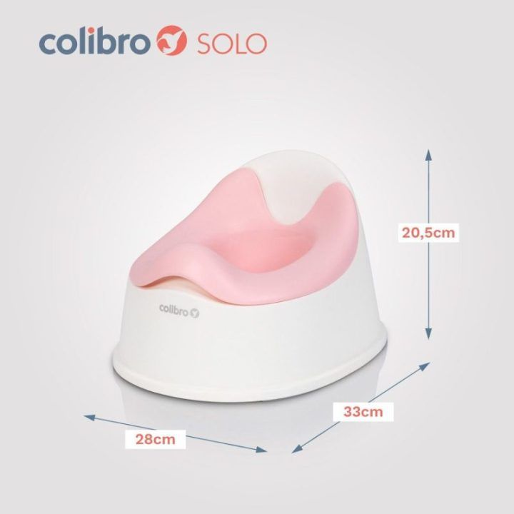 Vaikiškas naktipuodis su išimamu įdėklu Colibro Solo, rožinis