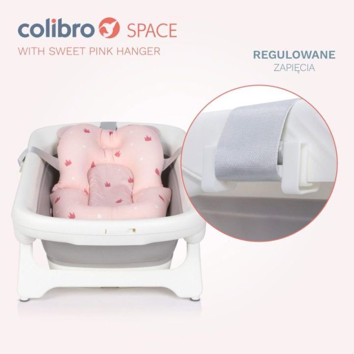 Sulankstomos vonelės ir gultuko rinkinys Colibro Space, rožinis