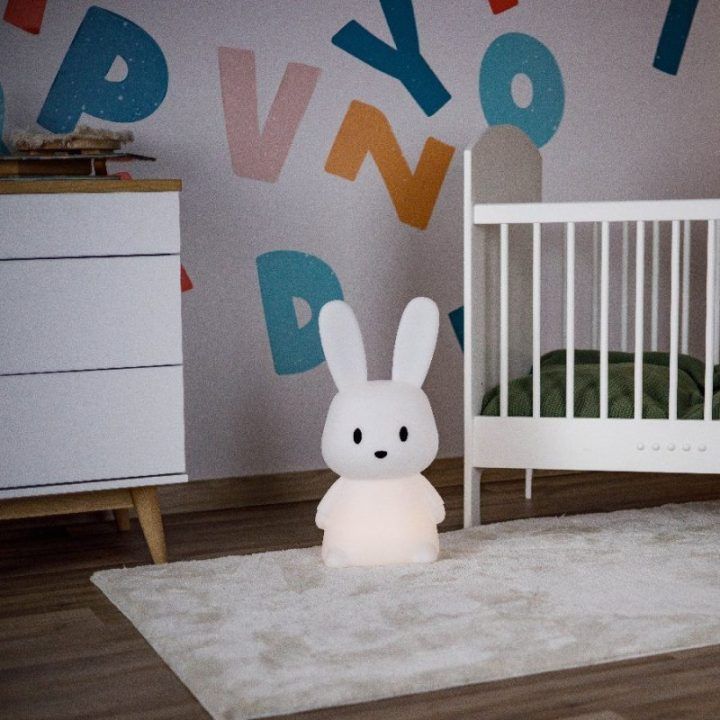 Triušio formos naktinė lempa InnoGio GIOrabbit Mega Maxi, 51 cm