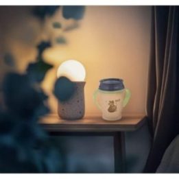 Vaikiškas 360° puodelis LOVI Night&Day, 250 ml, su lapės motyvu