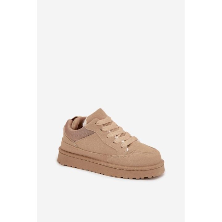 Moteriški pašiltinti sportbačiai Step in style, smėlio