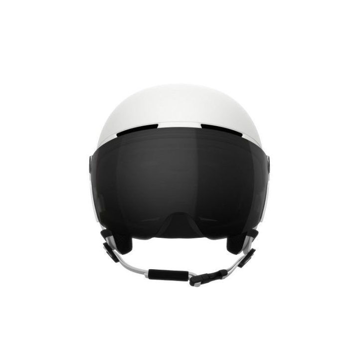 Slidinėjimo šalmas su skydeliu POC Obex Visor, baltas