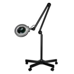 LED lempa-lupa S5 su reguliuojamu šviesos intensyvumu, juoda