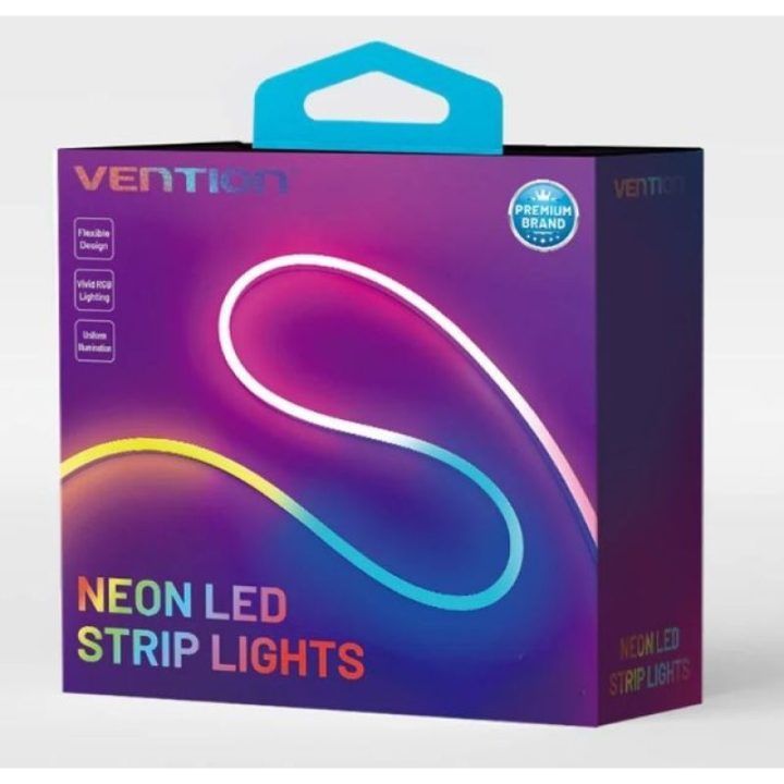 Silikoninė LED juosta Vention Silicone Neon su IR pulteliu, 5 m