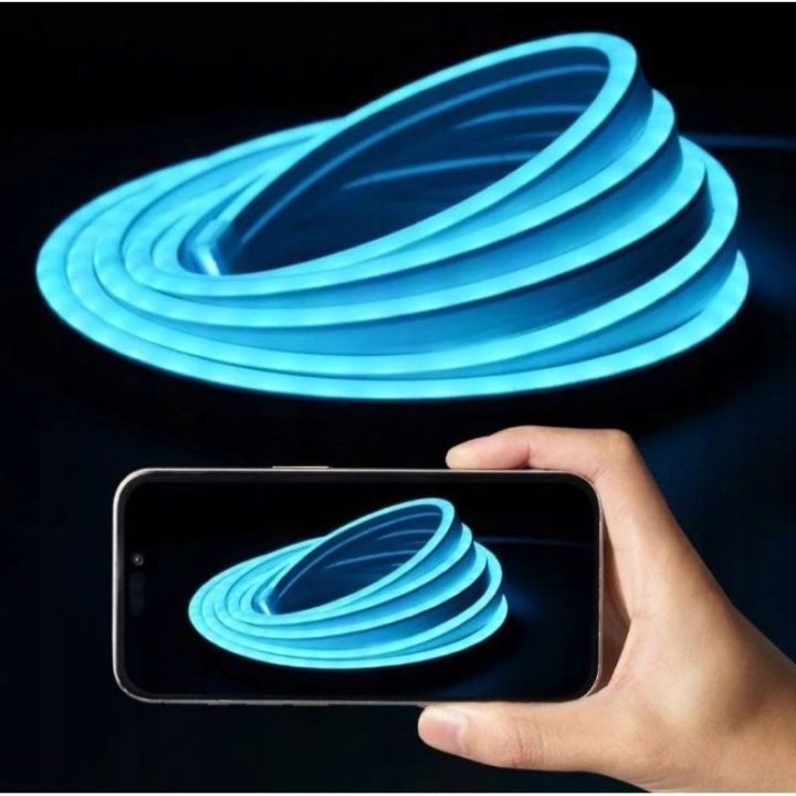 Silikoninė LED juosta Vention Silicone Neon su IR pulteliu, 5 m