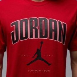 Vyriški medvilniniai marškinėliai Air Jordan City 88, raudoni