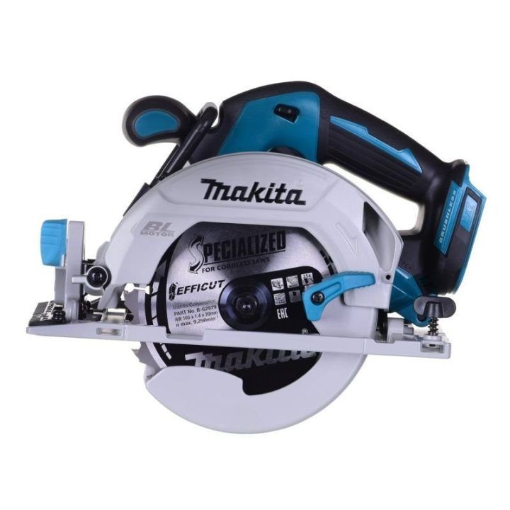 Diskinis pjūklas Makita DHS680Z, 165 mm, juodas, turkio spalvos