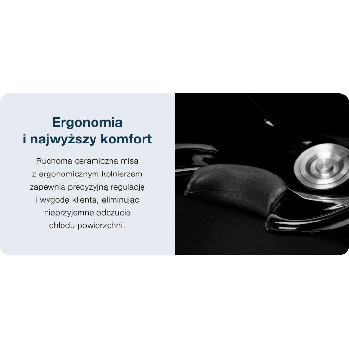 Plaukų plovimo kriauklė su krėslu Hair System Edge Noir, juoda