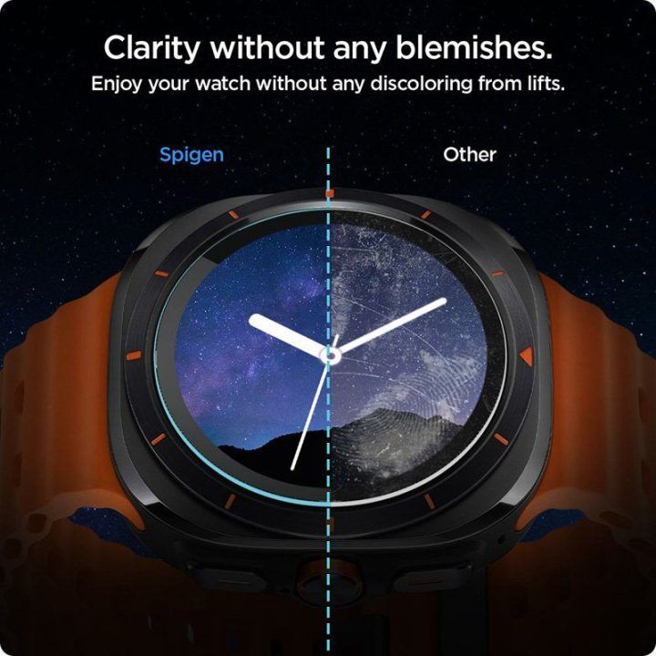 Apsauginis stiklas Samsung Galaxy Watch Ultra 47 mm Spigen Glas.TR EZ Fit, 2 vnt