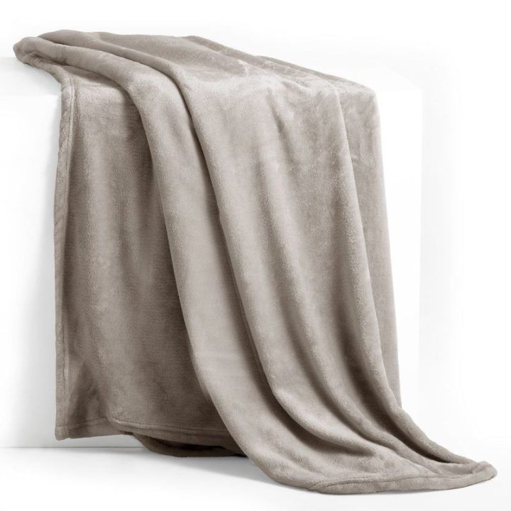 Mikropluošto pledas Restilo Mic 200 × 220 cm, kapučino spalvos