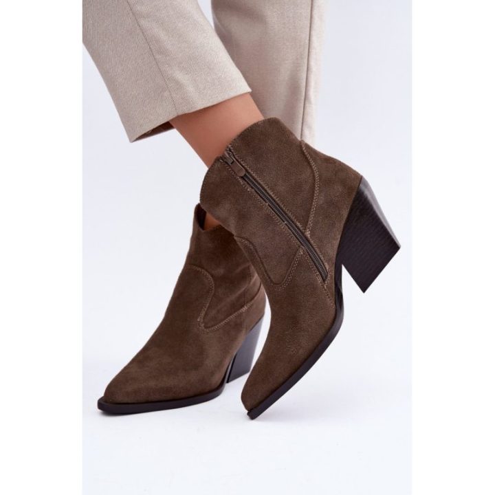Moteriški aulinukai Step in style, 7,5 cm kulnu, smėlio