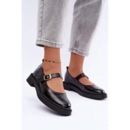 Moteriški Mary Jane stiliaus bateliai Step in style, juodi