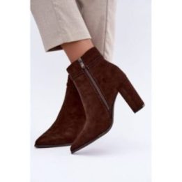 Moteriški aulinukai su užtrauktuku Step in style, rudi