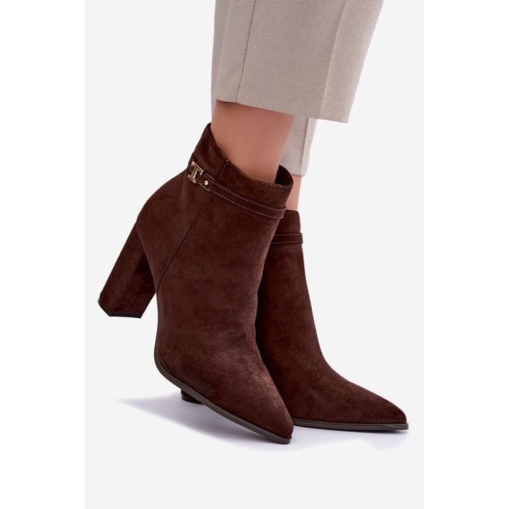 Moteriški aulinukai su užtrauktuku Step in style, rudi