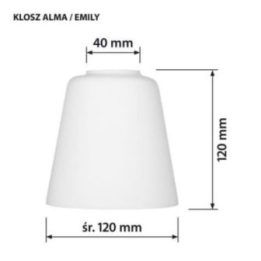 Pakabinamas šviestuvas E27 Activejet AJE-ALMA, 3 × 40 W, juodas