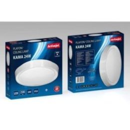 Lubinis LED šviestuvas Activejet AJE-KAMA, 24 W, 40 cm, baltas