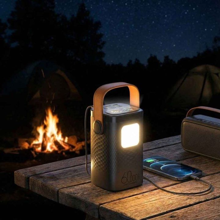 Išorinė baterija 60 000 mAh Hawk HW-PB60000, juoda