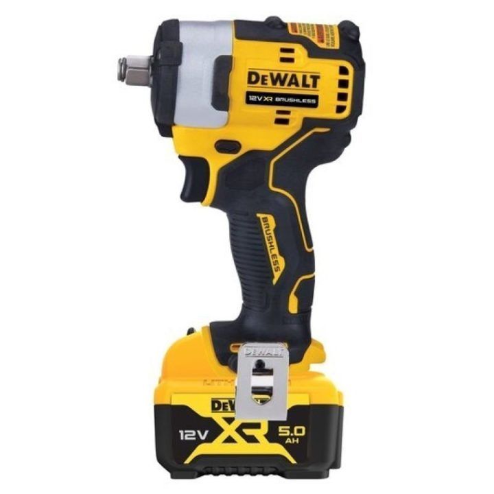 Akumuliatorinis smūginis veržliasukis DEWALT DCF901P2, juodas ir geltonas