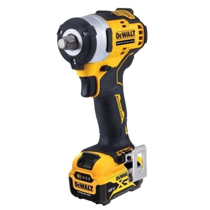 Akumuliatorinis smūginis veržliasukis DEWALT DCF901P2, juodas ir geltonas