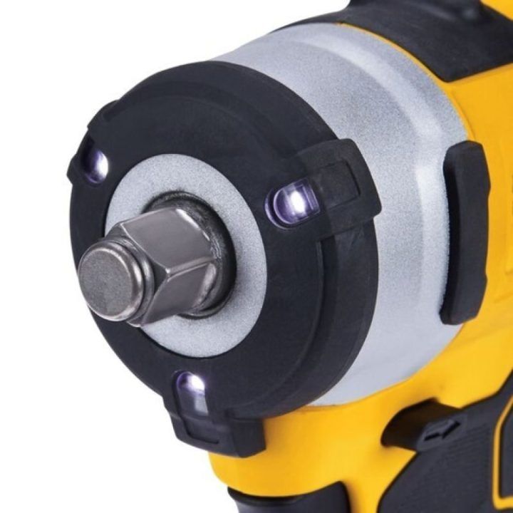 Akumuliatorinis smūginis veržliasukis DEWALT DCF901P2, juodas ir geltonas