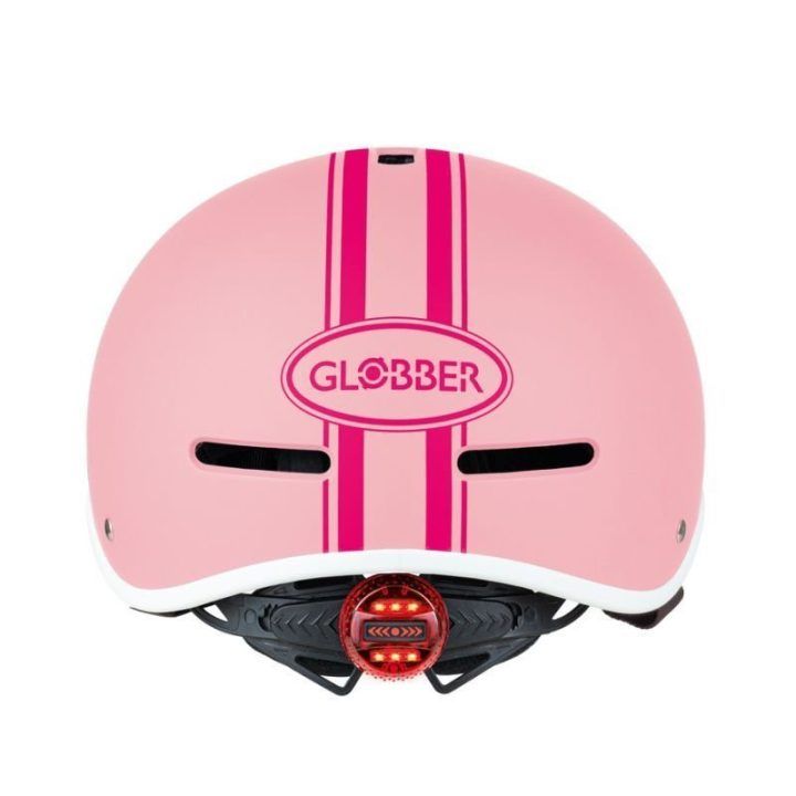 Vaikiškas dviračio šalmas Globber Master, 47–51 cm, pastelinės rožinės spalvos