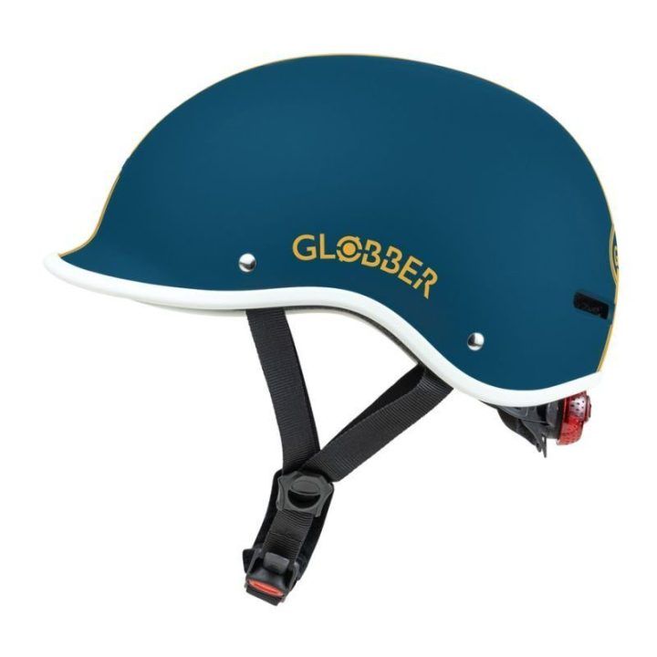 Vaikiškas dviračio šalmas Globber Ultimum, 51–55 cm, petrolio spalvos