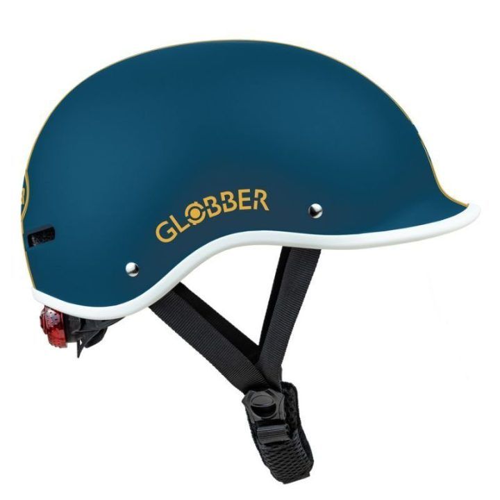 Vaikiškas dviračio šalmas Globber Ultimum, 51–55 cm, petrolio spalvos