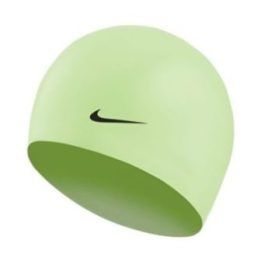 Uniseks plaukimo kepuraitė Nike Solid Silicone, žalia