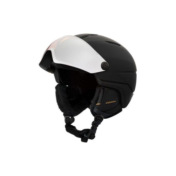Moteriškas slidinėjimo šalmas Rossignol Fit Visor, juodas