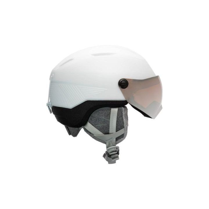 Moteriškas slidinėjimo šalmas Rossignol Fit Visor Impacts, baltas