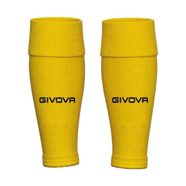 Futbolo getrai be pėdos dalies Givova Calza Tubolare, geltoni