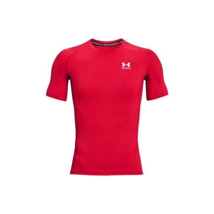 Vyriški prigludusio kirpimo marškinėliai Under Armour, raudoni