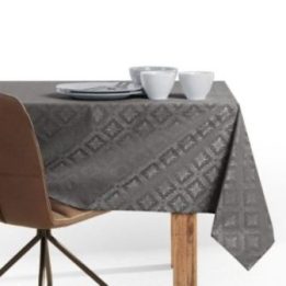 Staltiesė ovali 160×500 cm kakavos spalvos DK MAYA