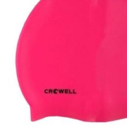 Plaukimo kepuraitė iš silikono Crowell Mono Breeze, rožinė