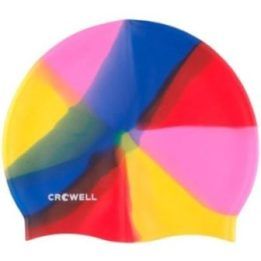 Silikoninė plaukimo kepuraitė Crowell Multi-Flame-03, įvairiaspalvė