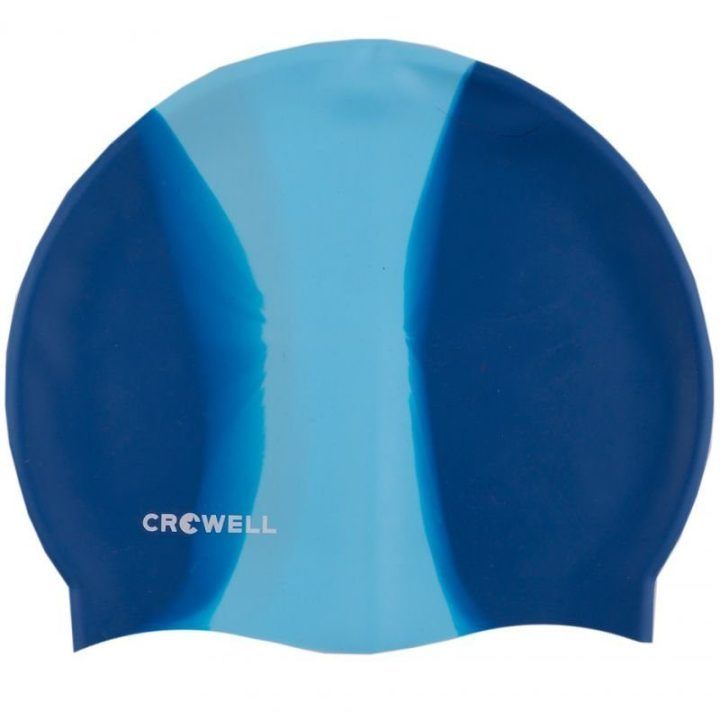 Plaukimo kepuraitė Crowell Multi-Flame, tamsiai mėlyna ir mėlyna