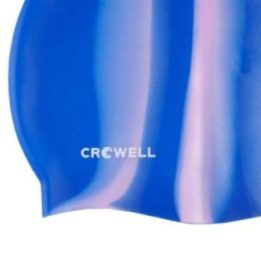 Plaukimo kepuraitė Crowell Multi-Flame, mėlyna ir rožinė