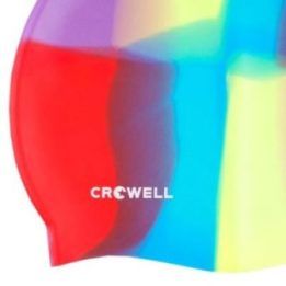 Silikoninė plaukimo kepuraitė Crowell Multi-Flame-10, įvairiaspalvė