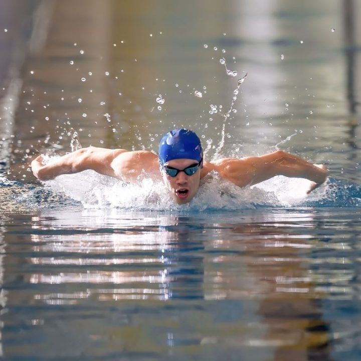 Plaukimo kepuraitė Aquawave Racecap 3D, mėlyna