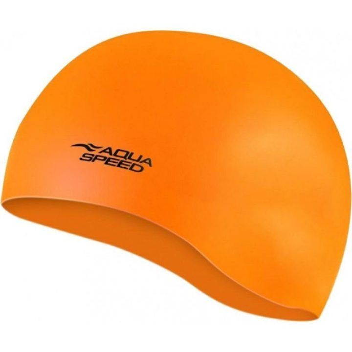 Silikoninė plaukimo kepuraitė Aqua-Speed Mono, oranžinė