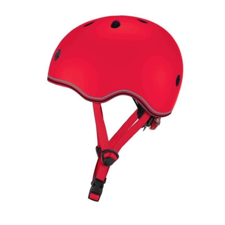 Vaikiškas dviračio šalmas Globber New Red, 45–51 cm, raudonas