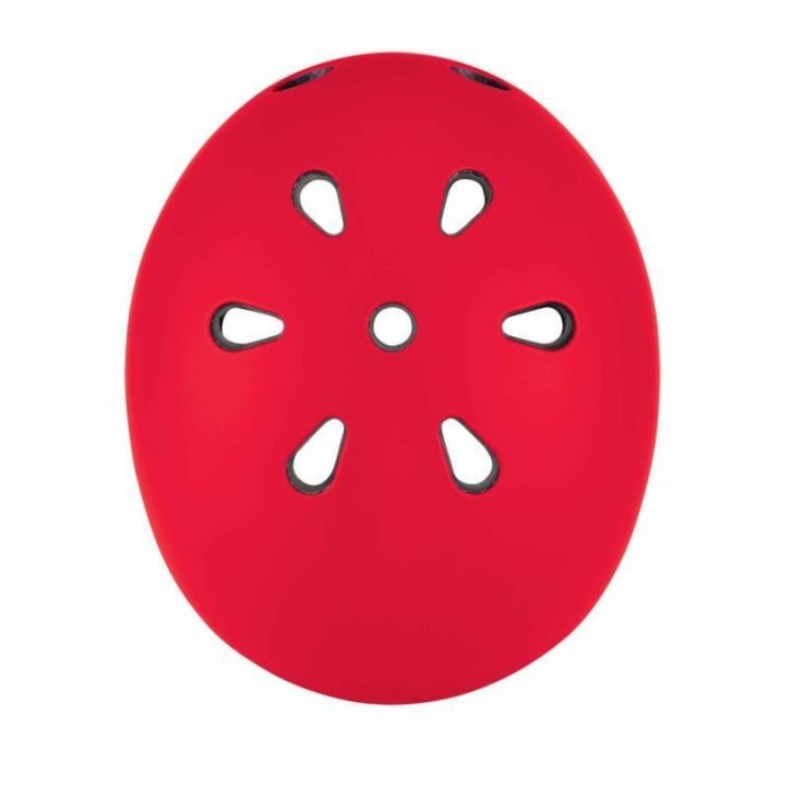 Vaikiškas dviračio šalmas Globber New Red, 45–51 cm, raudonas