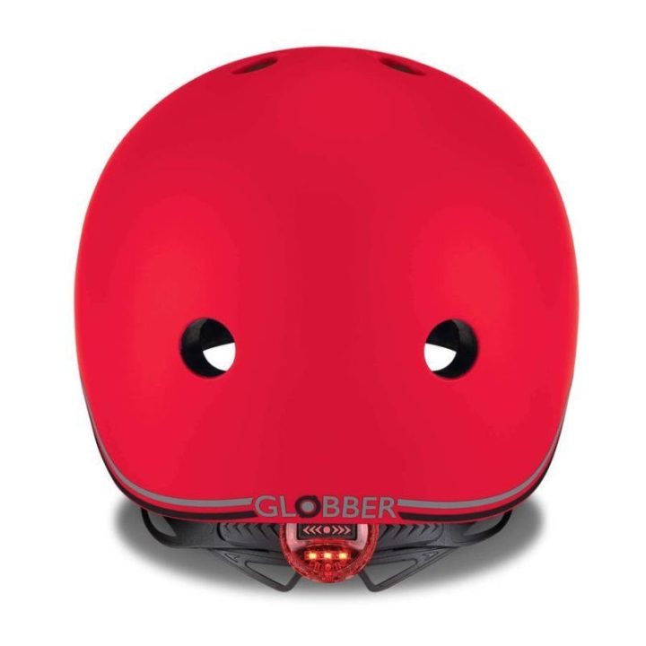 Vaikiškas dviračio šalmas Globber New Red, 45–51 cm, raudonas