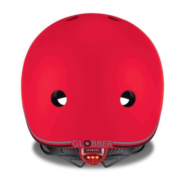 Vaikiškas dviračio šalmas Globber New Red, 45–51 cm, raudonas
