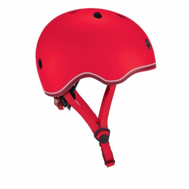 Vaikiškas dviračio šalmas Globber New Red, 45–51 cm, raudonas