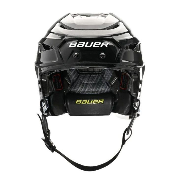 Ledo ritulio šalmas Bauer Hyperlite 2, baltos ir juodos spalvos